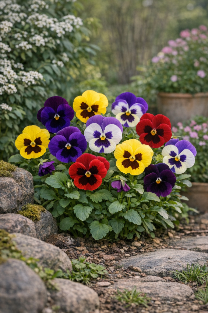 Stedmoderblomst (Viola × wittrockiana)