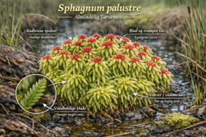 Sphagnum palustre – almindelig tørvemos